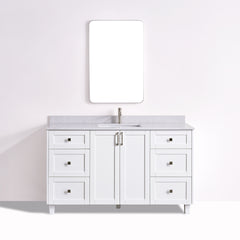 Dunblaine 60 Single Vanity - White