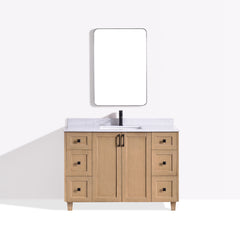 Dunblaine 48 Single Vanity - White Oak