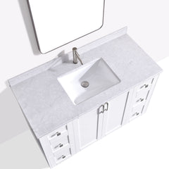 Dunblaine 48 Single Vanity - White