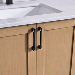 Dunblaine 60 Single Vanity - White Oak