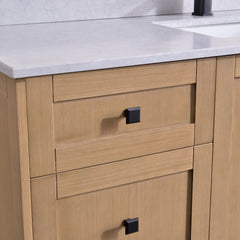 Dunblaine 60 Single Vanity - White Oak