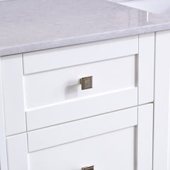 Dunblaine 60 Single Vanity - White