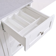Dunblaine 60 Single Vanity - White