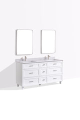 Dunblaine 63 Double Vanity - White