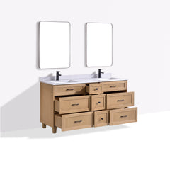 Dunblaine 63 Double Vanity - White Oak