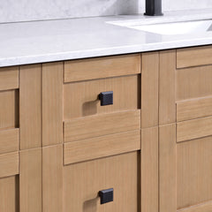 Dunblaine 63 Double Vanity - White Oak
