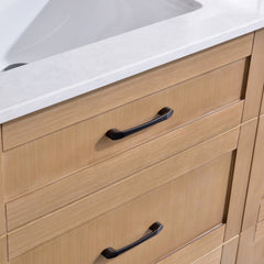 Dunblaine 63 Double Vanity - White Oak