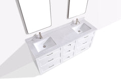 Dunblaine 72 Double Vanity - White