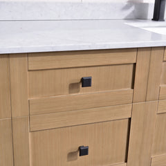 Dunblaine 72 Double Vanity - White Oak