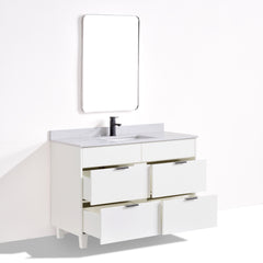 Ivy 48 Single Vanity - White