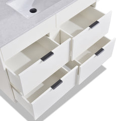 Ivy 48 Single Vanity - White