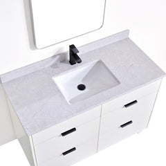 Ivy 48 Single Vanity - White