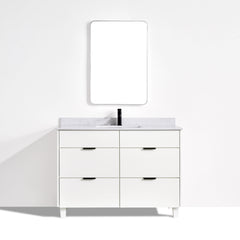 Ivy 48 Single Vanity - White