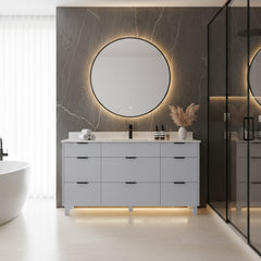 Ivy 60 Single Vanity - Grey