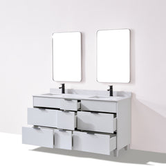Ivy 63 Double Vanity - Grey