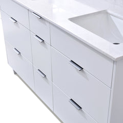 Ivy 63 Double Vanity - Grey