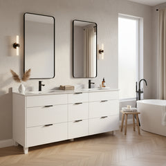 Ivy 72 Double Vanity - White