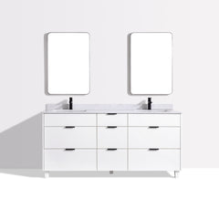 Ivy 72 Double Vanity - White
