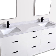 Ivy 72 Double Vanity - White