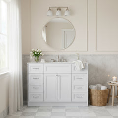 Magna 48 Single Vanity - White