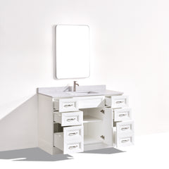 Magna 48 Single Vanity - White