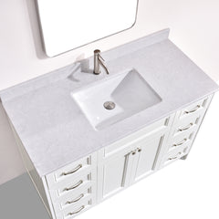 Magna 48 Single Vanity - White