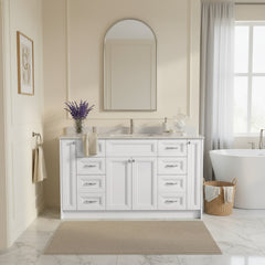 Magna 60 Single Vanity - White