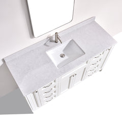 Magna 60 Single Vanity - White