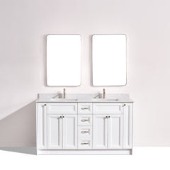 Magna 63 Double Vanity - White