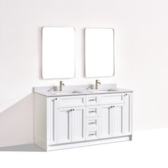Magna 63 Double Vanity - White