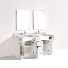 Magna 63 Double Vanity - White