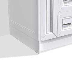 Magna 75 Double Vanity - White