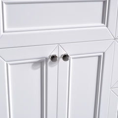 Magna 75 Double Vanity - White