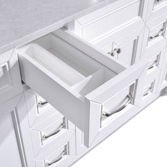 Magna 75 Double Vanity - White